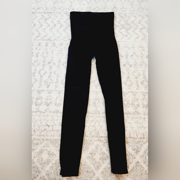 BLANQI EVERYDAY Black Maternity Belly Support Seam Free Smoothing Leggings S - Picture 5 of 10